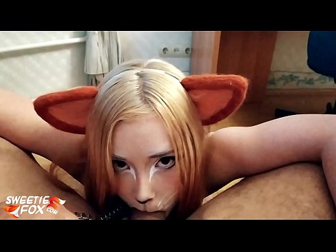 ❤️ Kitsune اس کے منہ میں ڈک اور سہ نگل ہم پر  ☑
